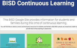 NEW WEBSITE: BISD Continuous Learning