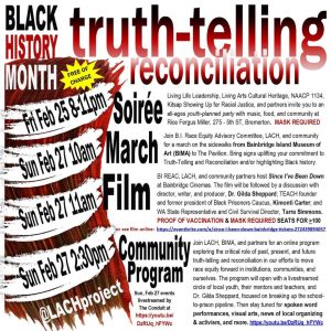 TRUTH-TELLING & RECONCILIATION 2022 BLACK HISTORY MONTH