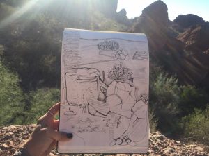 Walking and Drawing Workshop with Bloedel Creative Resident Erika Lynne Hanson