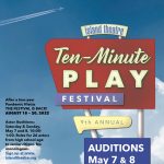 Auditions for Island Theatre's Ten-Minute Play Festival