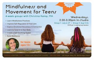 Mindfulness & Movement for Teens with Christina Kemp - In-Studio