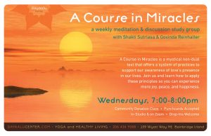 Study Group: A Course in Miracles (ACIM)