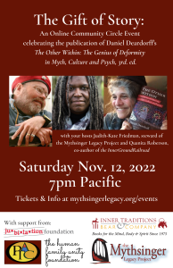Myth and Renowned Local Teller Honored- Online Book Launch Event 11/12!