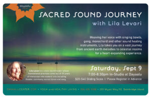Sacred Sound Journey with Lila Levari - In-Studio Event