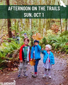 Autumn Open Trails Day at IslandWood!