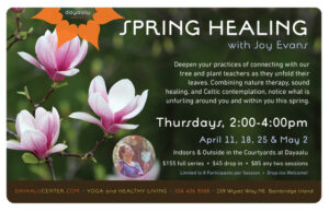 Spring Healing with Joy Evans—In Studio and On Patio